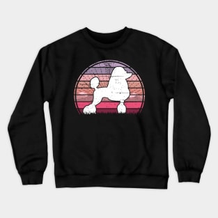 Poodle Sunset Crewneck Sweatshirt